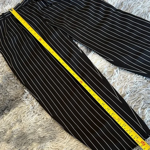Babaton Women's Black and White Pinstripe Pants - Picture 11 of 13